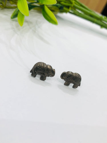 925 Silver Elephant Earrings